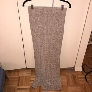 Knee Slit Maxi skirt